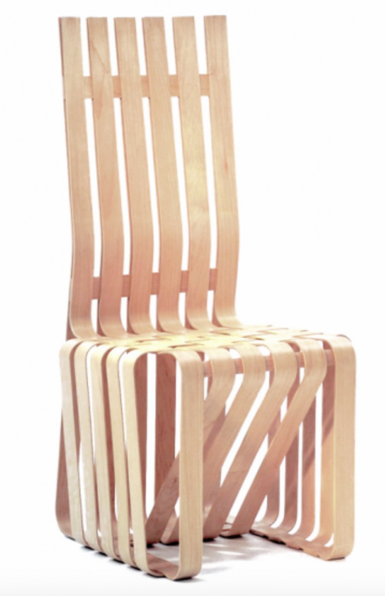 Frank Gehry High Sticking High Back Chair | Highlight image