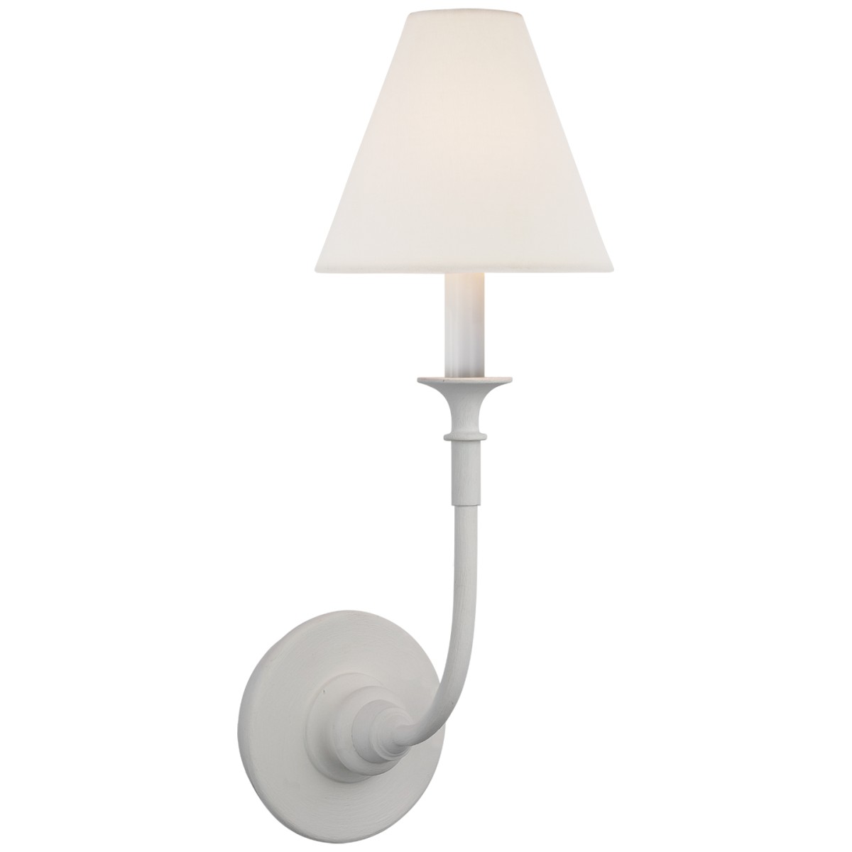 Piaf Single Sconce with Linen Shade | Highlight image