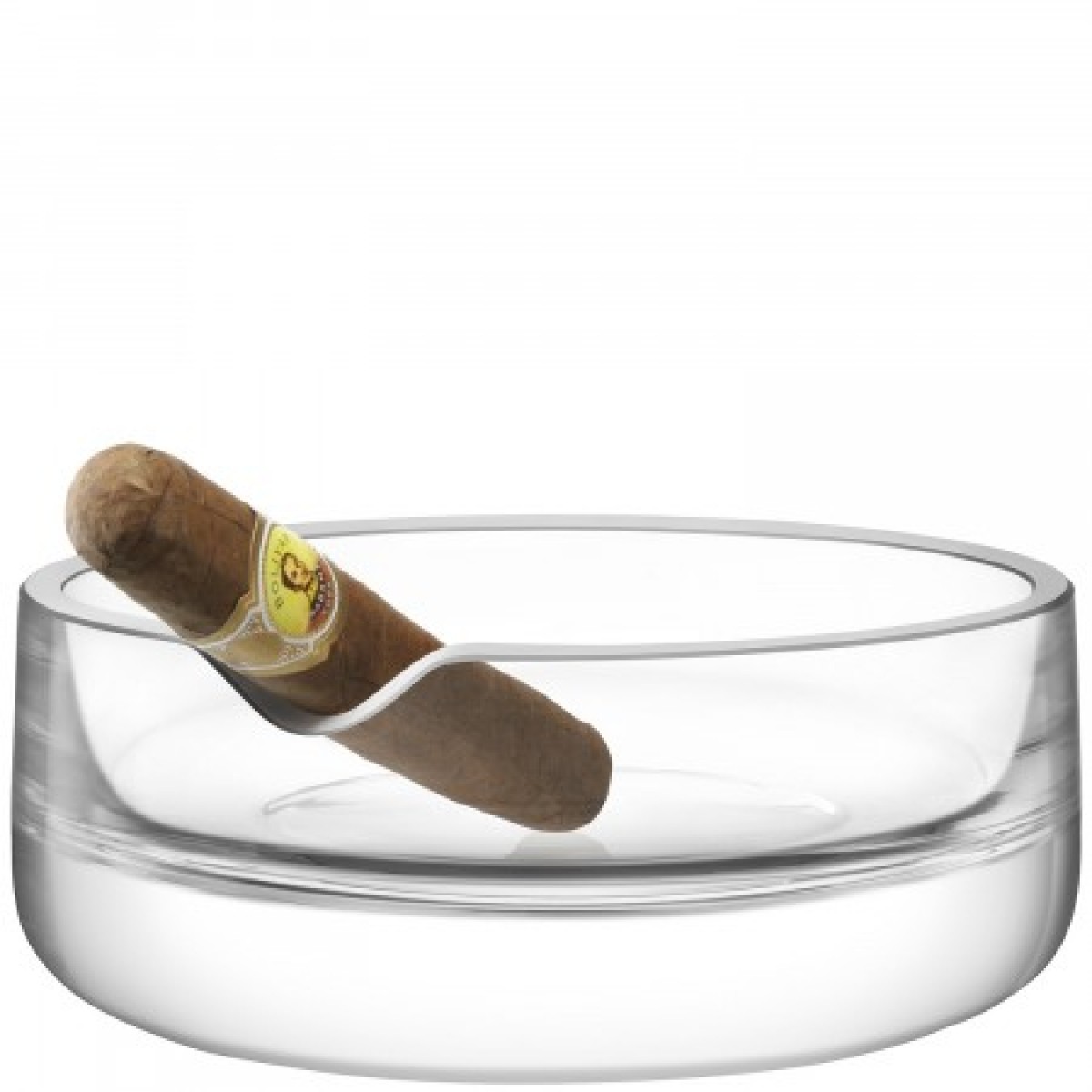 Bar Culture Cigar Ashtray, Clear Dia 17cm