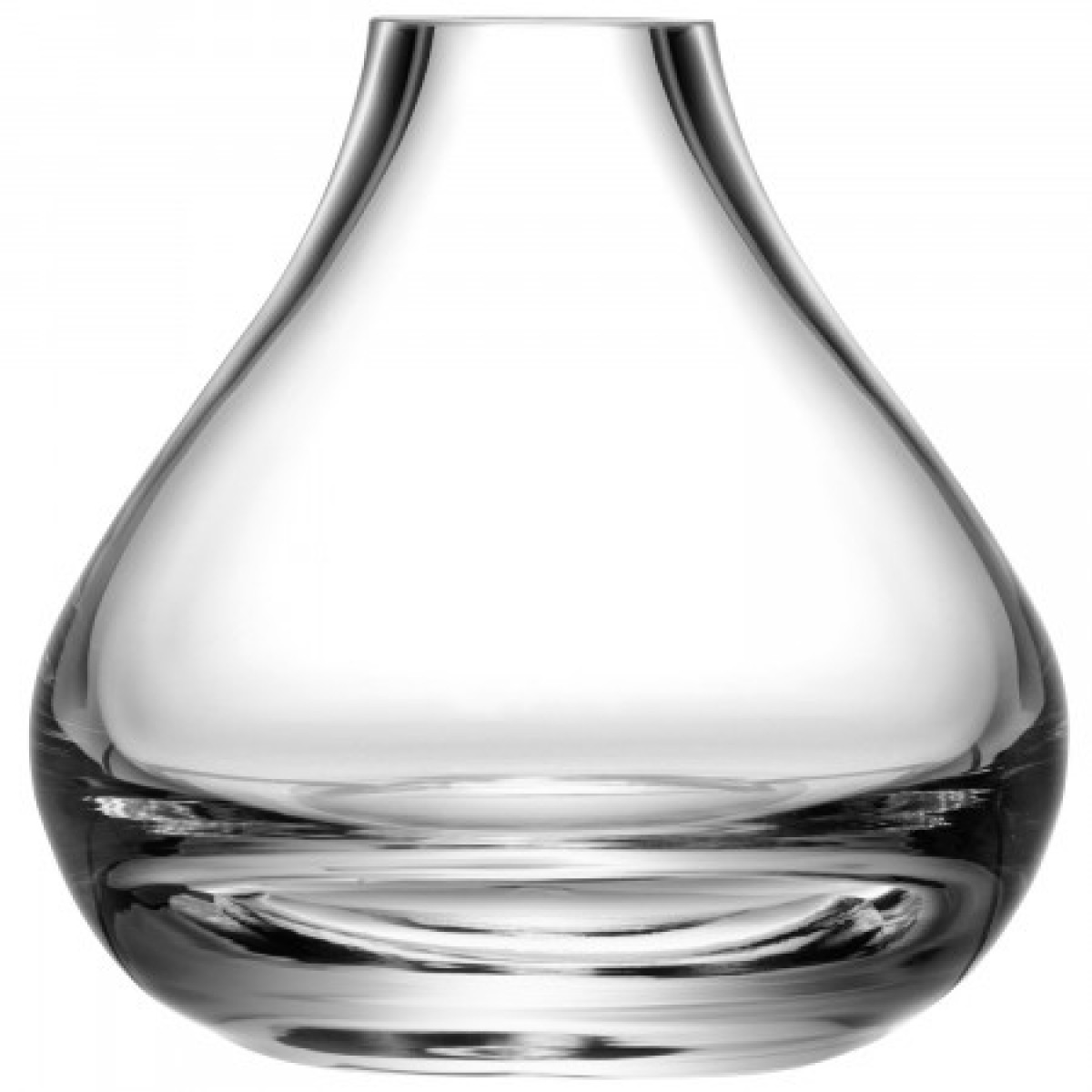 Flower Sprig Vase, Clear