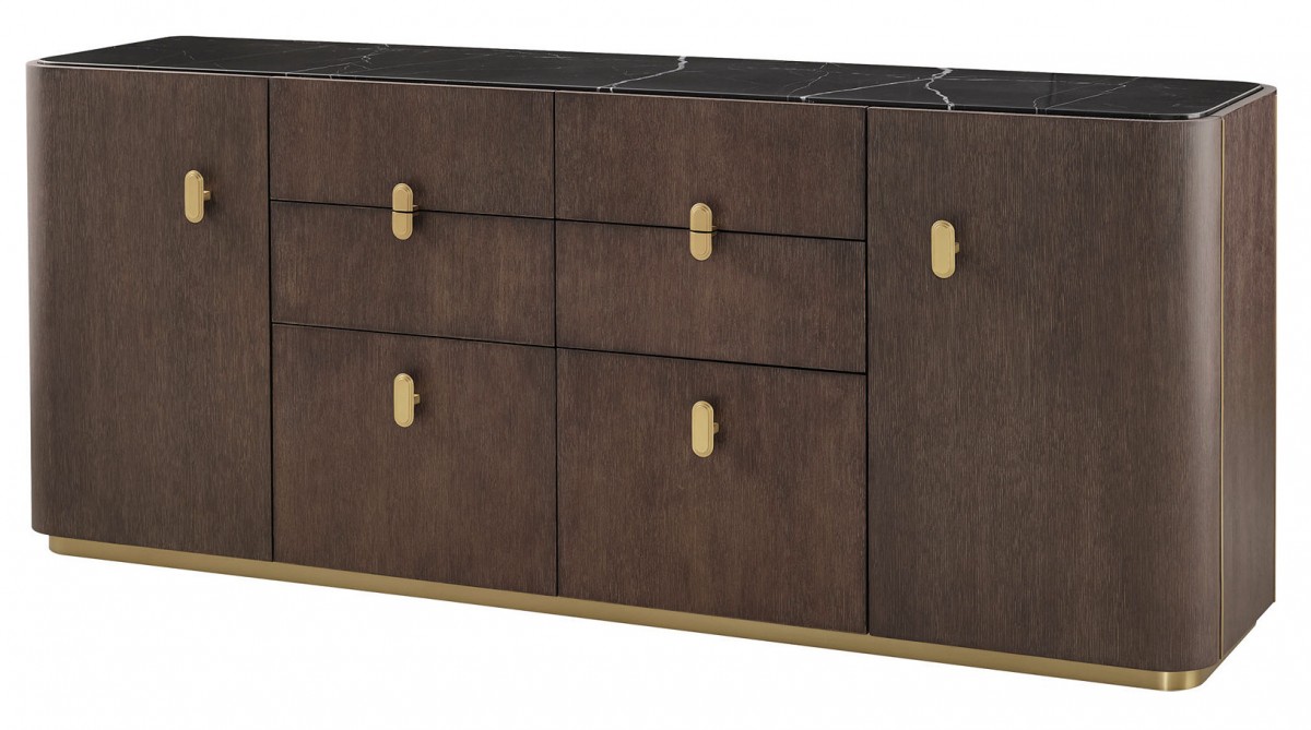 72" Wide Multi-Storage Credenza - Custom Finish