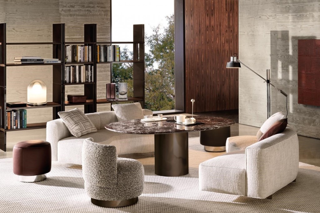 Yves ROUND Lounge Ottoman | Highlight image 1