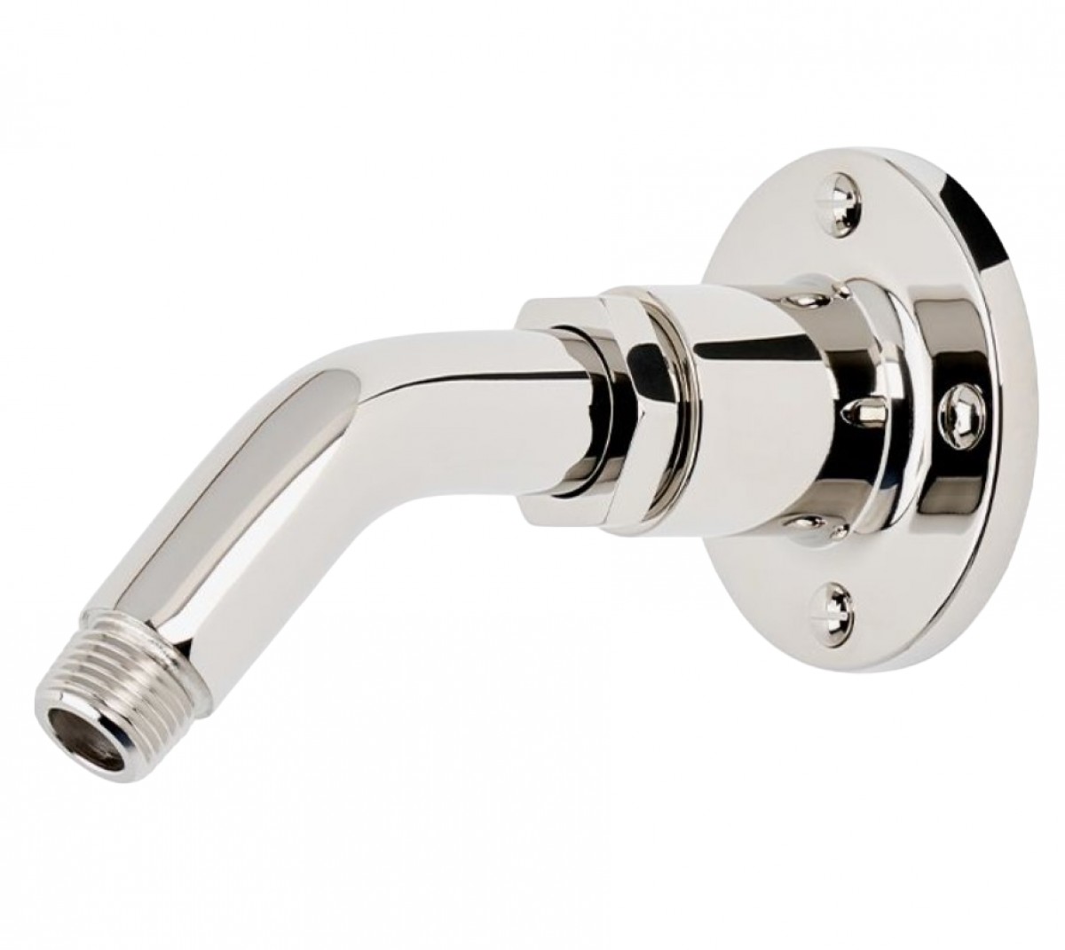 Regulator 6" Wall Mounted 45 Degree Shower Arm with Flange | Highlight image