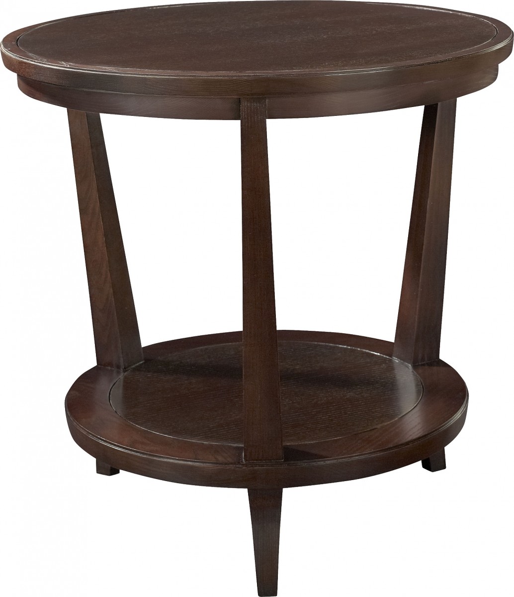 Rye Round Side Table - Mahogany | Highlight image