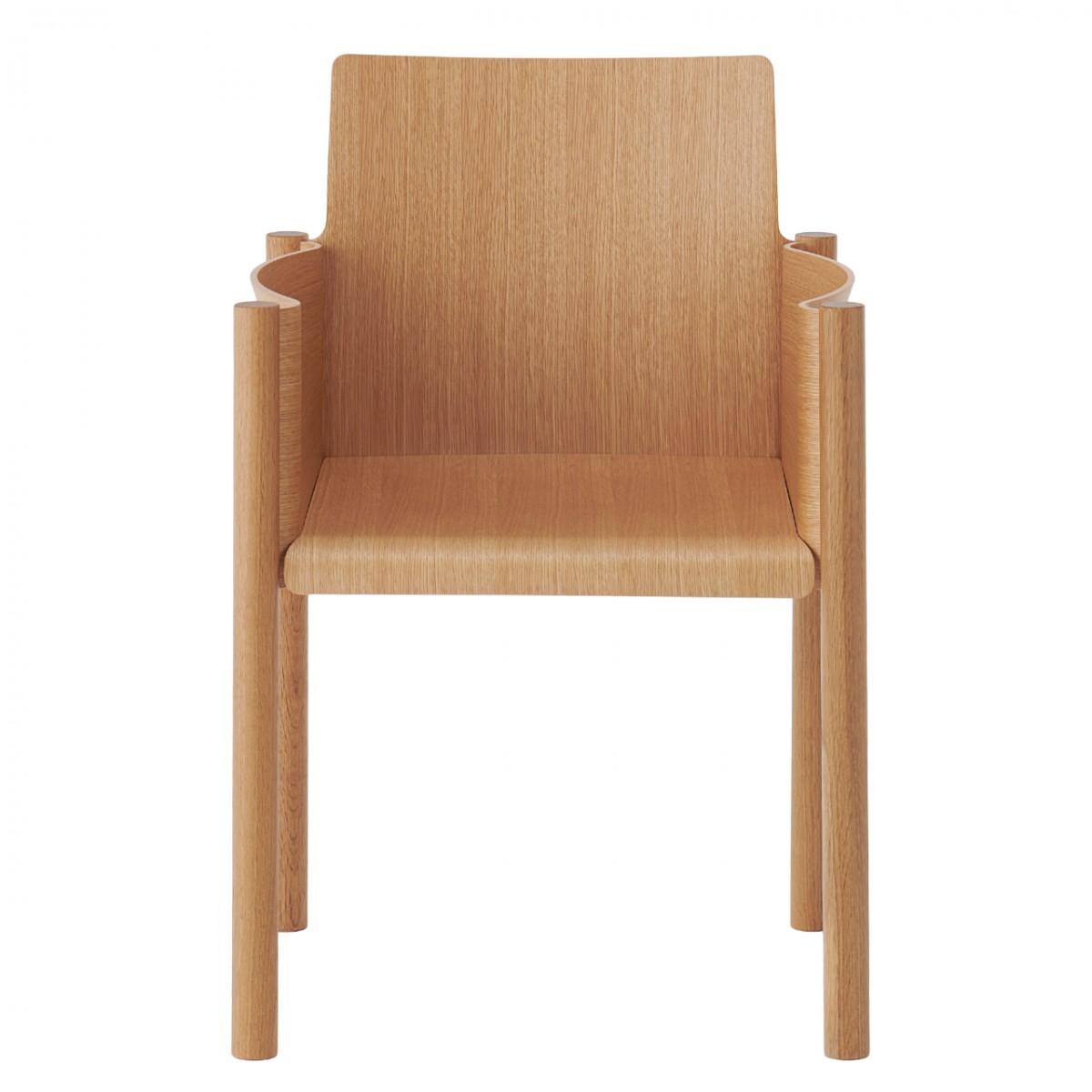 Kawara Armchair (Wooden Seat)