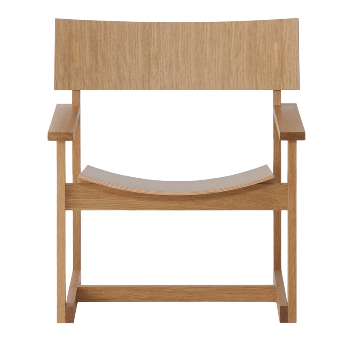 Makuri Lounge Chair (Wooden Seat)