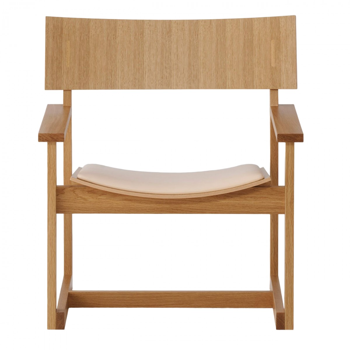 Makuri Lounge Chair (Upholstered Seat)