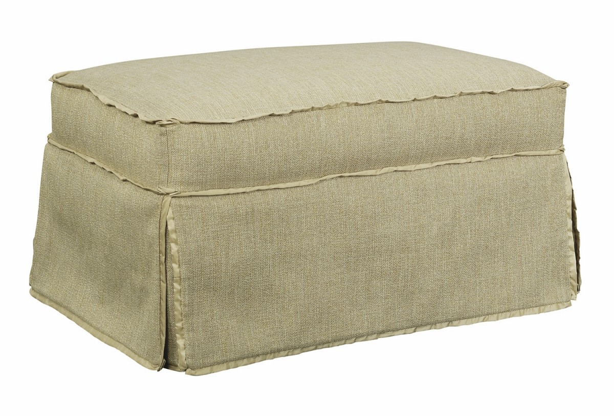 Emory Skirted Ottoman | Highlight image