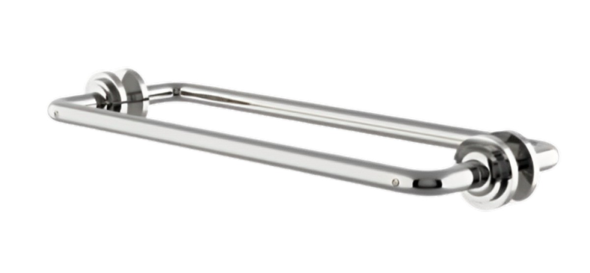 Henry Chronos 18" Double Sided Glass Mounted Towel Bars | Highlight image