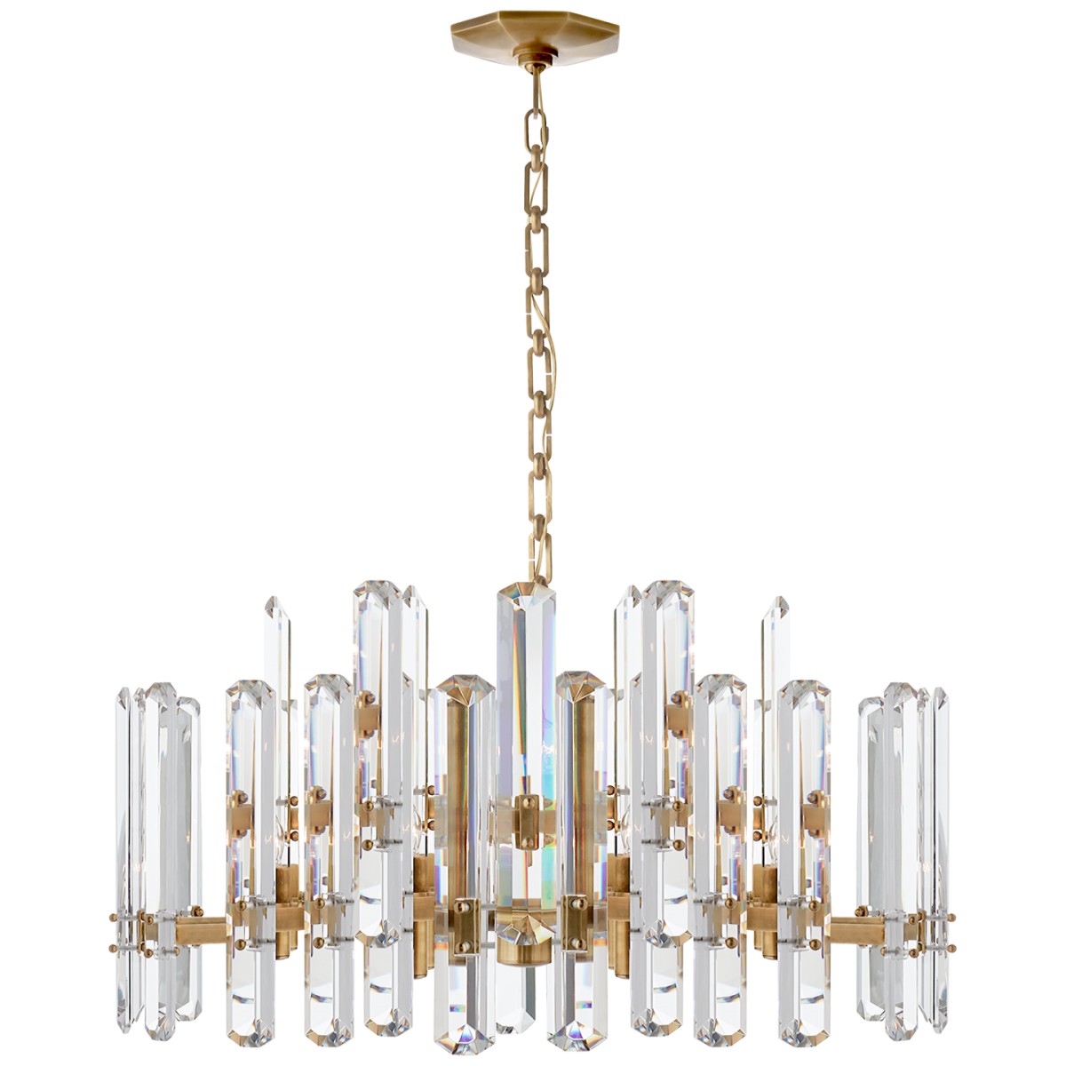 visual comfort crystal chandelier