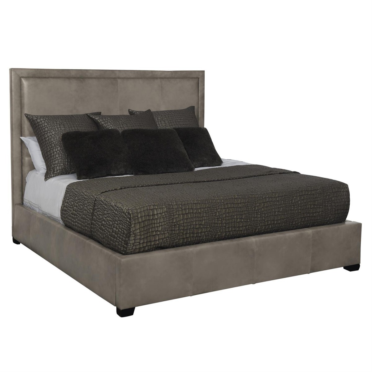Morgan Leather Panel Bed | Highlight image