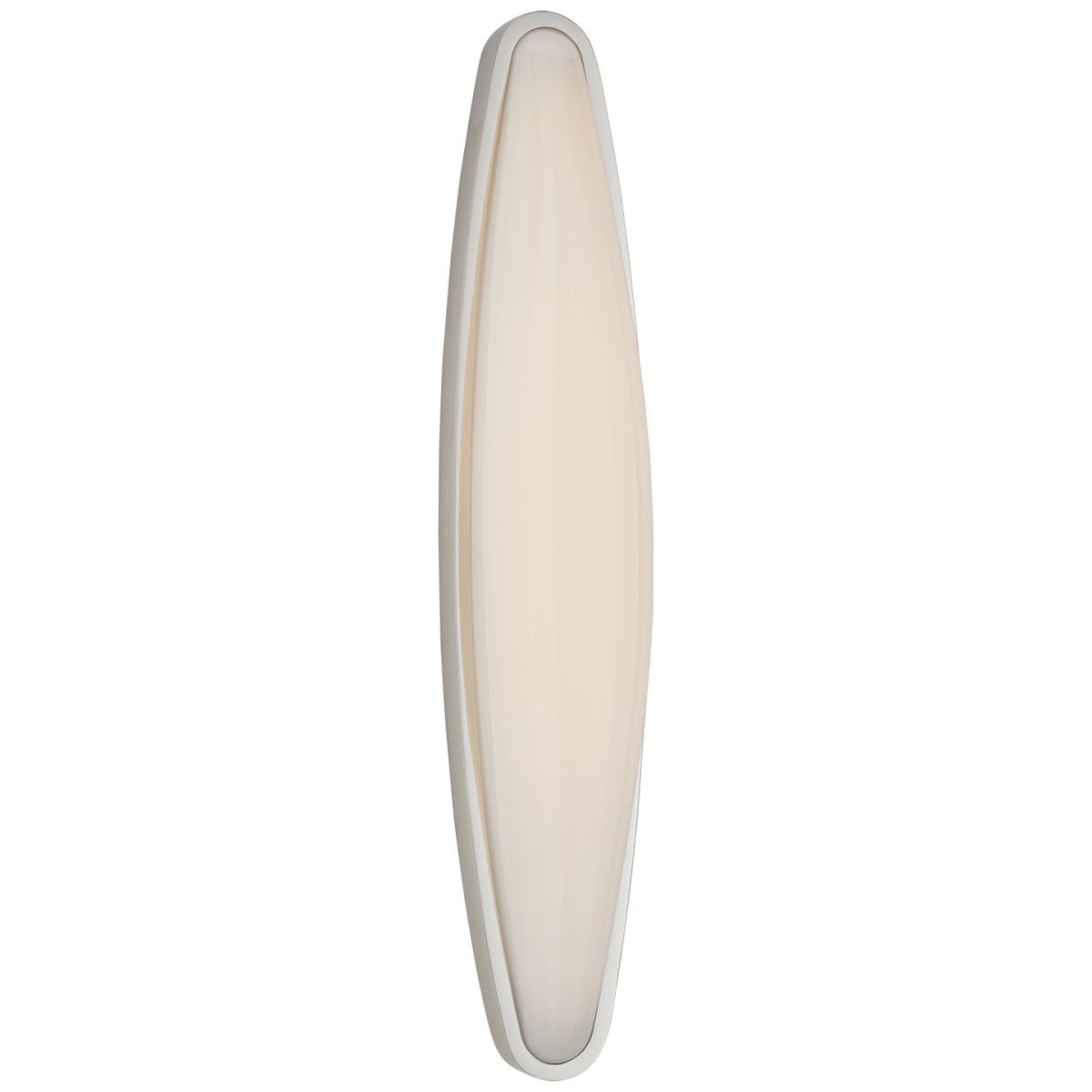 Ezra Large Bath Sconce with White Glass | Highlight image
