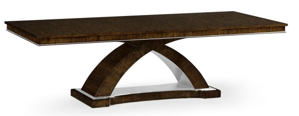 102" Black Eucalyptus Rectangular Dining Table