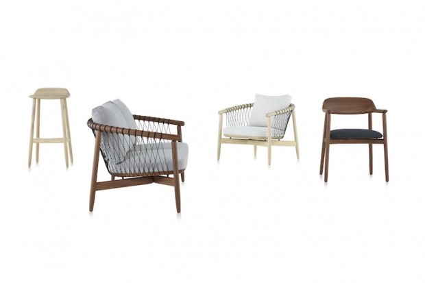 Crosshatch Lounge Chair / Walnut | Highlight image 3