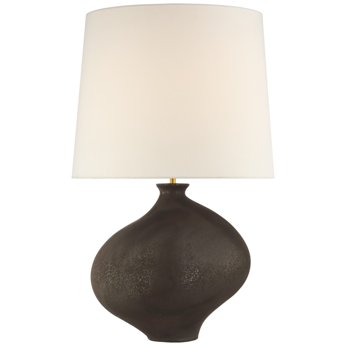 Celia Large Right Table Lamp with Linen Shade | Highlight image