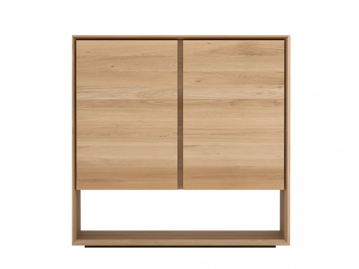 Oak Nordic Sideboard - 2 Doors