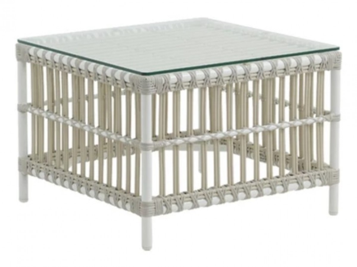 Caroline Exterior Side Table, without Glass Top