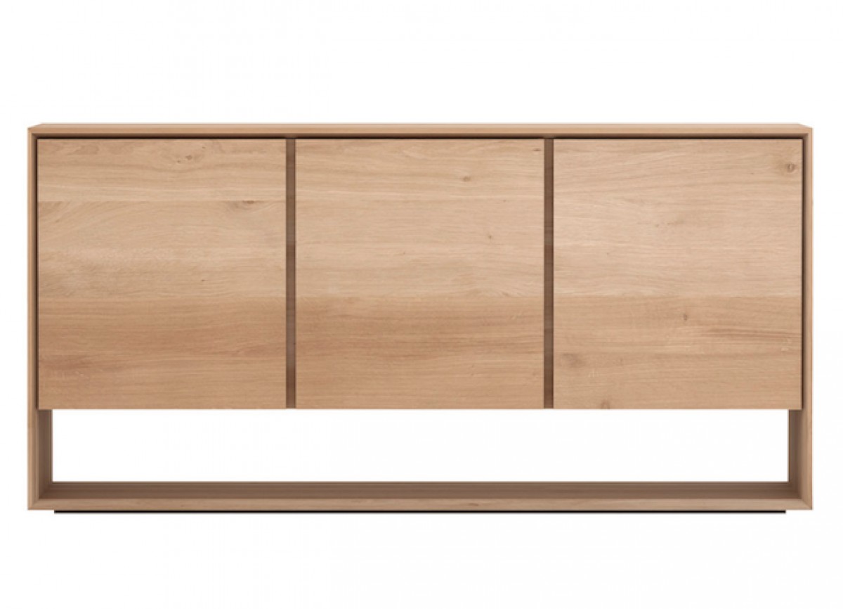 Oak Nordic Sideboard - 3 Doors