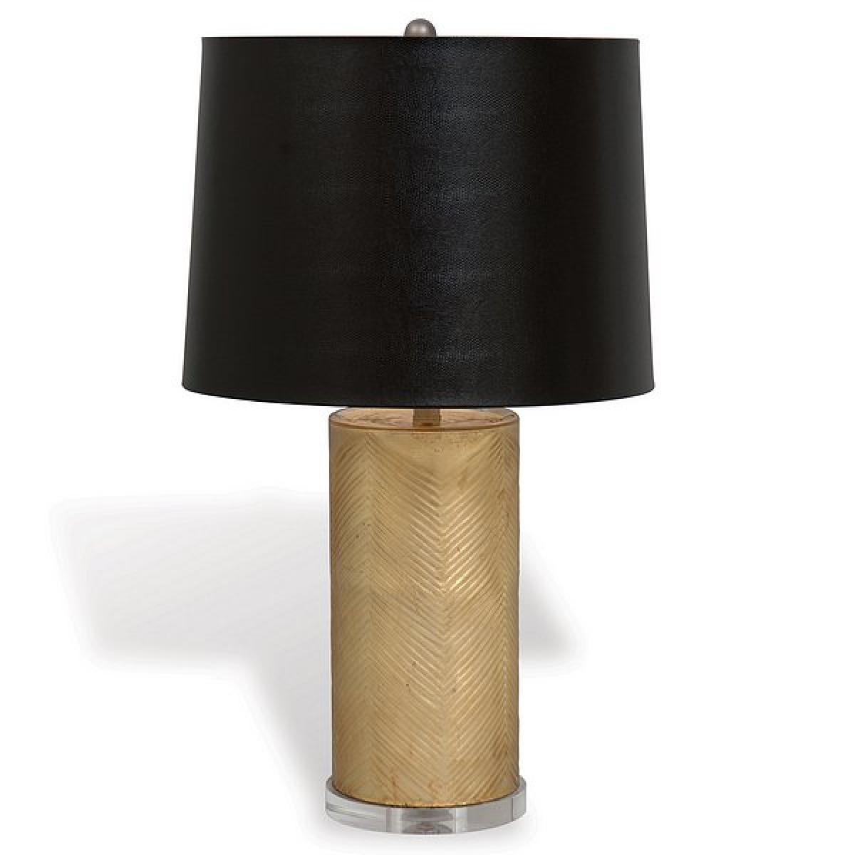 Westwood Lamp Gold  with Black Lizard Shade