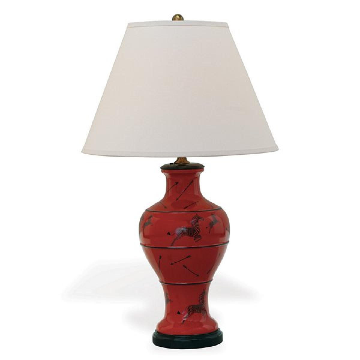 Le Zebre Red Lamp