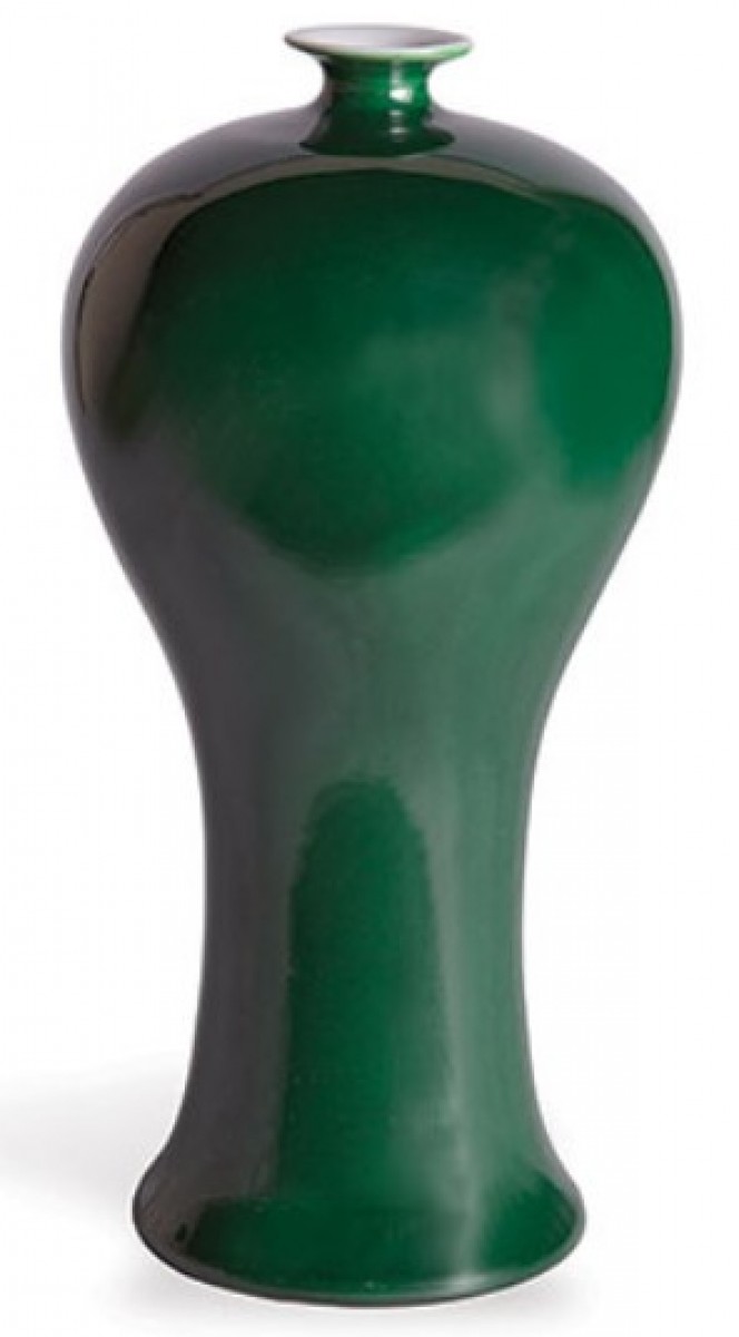 Emerald Plum Vase