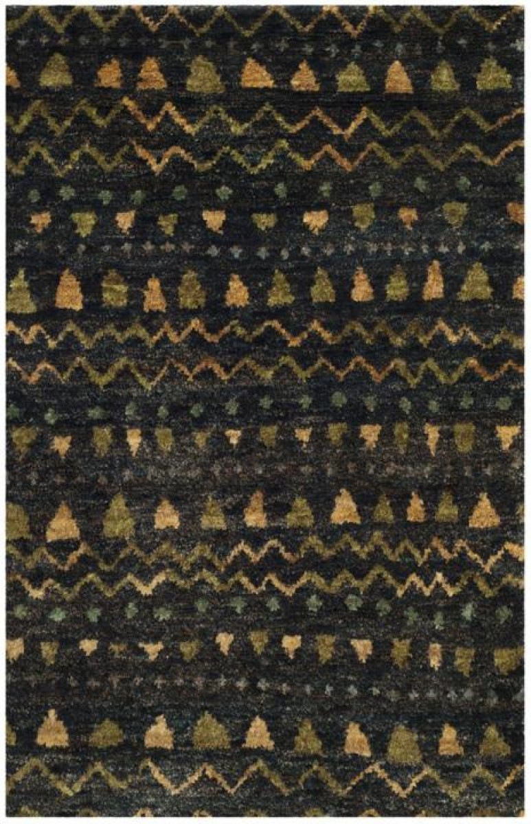 Bohemian Rug - BOH653A Black / Gold