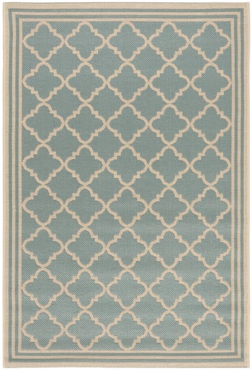 Beach House Rug - BHS121K Aqua / Cream