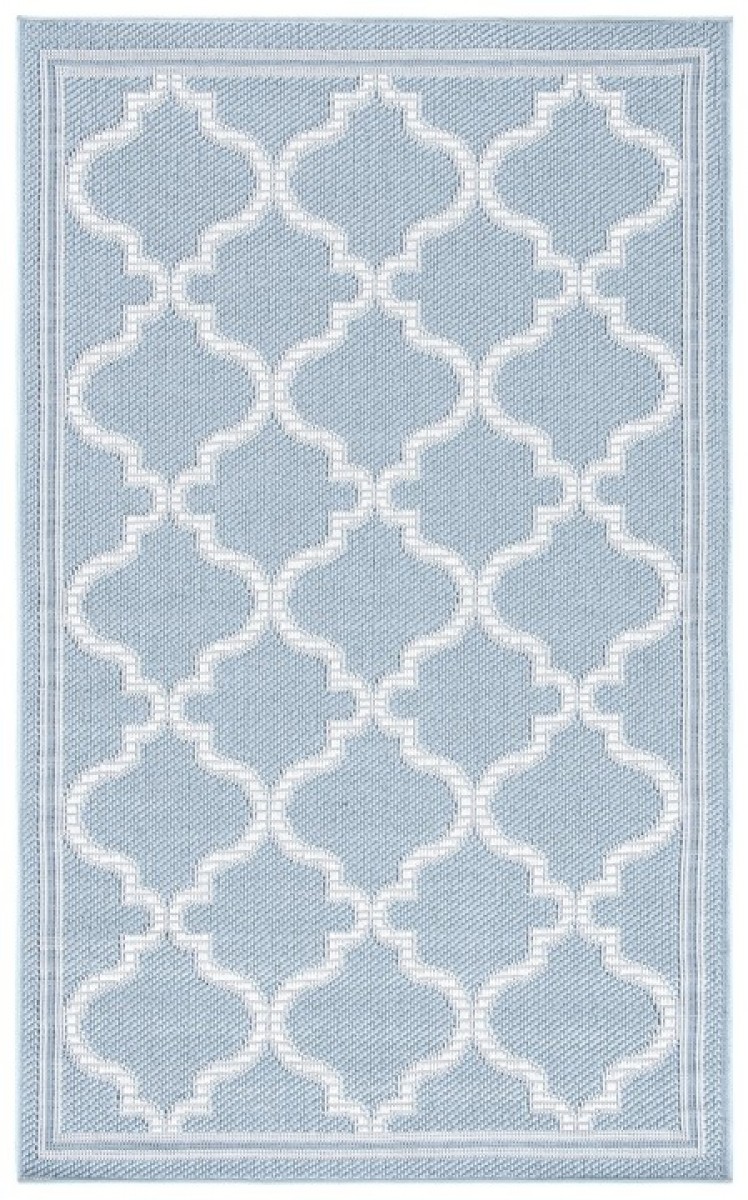 Bermuda Rug - BMU810M Light Blue / Ivory