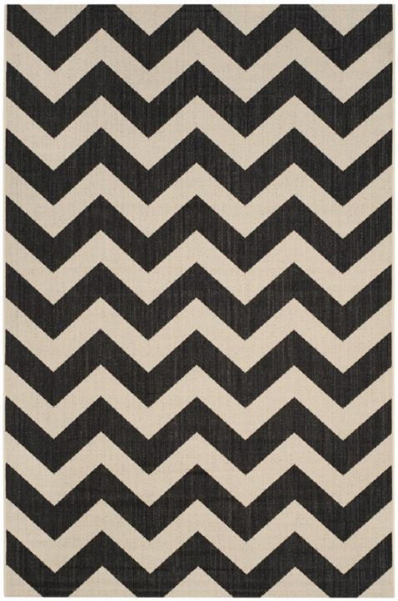 Courtyard Rug - CY6244-256 Black / Beige