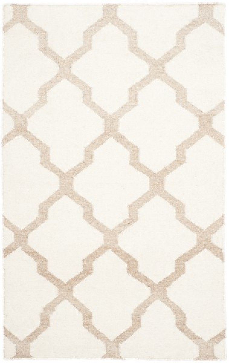 Dhurries Rug - DHU645C Ivory / Camel