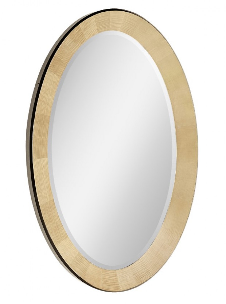 Art Deco Oval Mirror