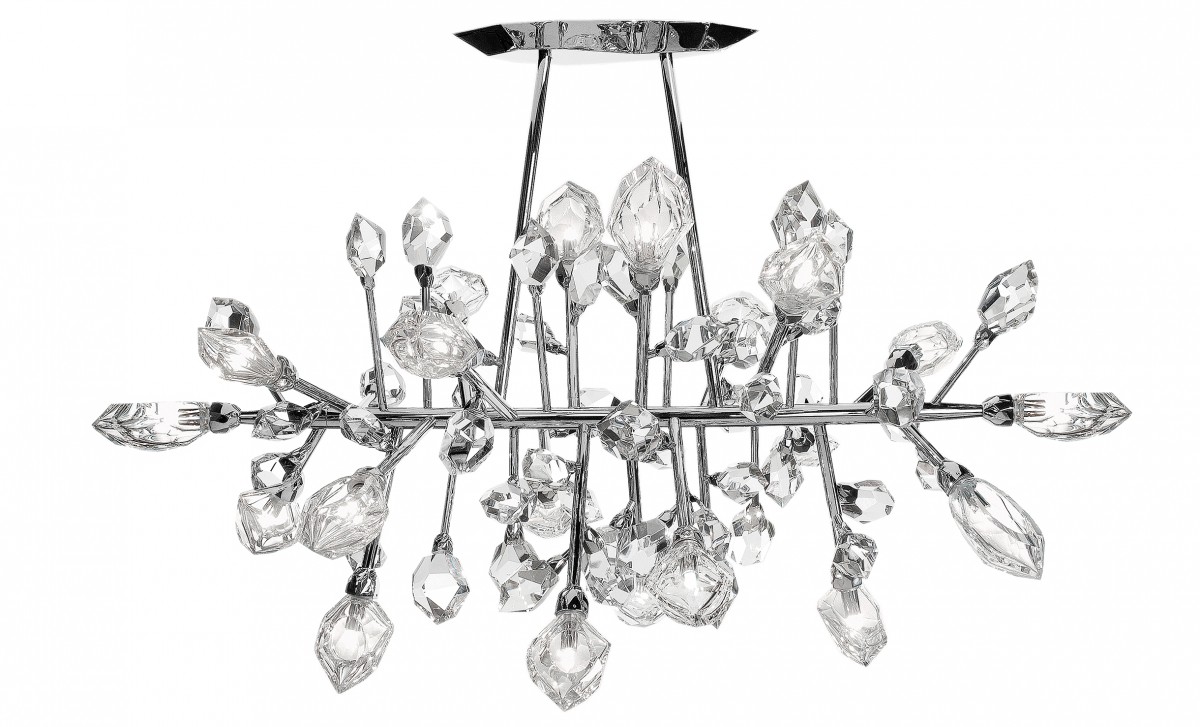 Excess  20-Light Chandelier - Clear