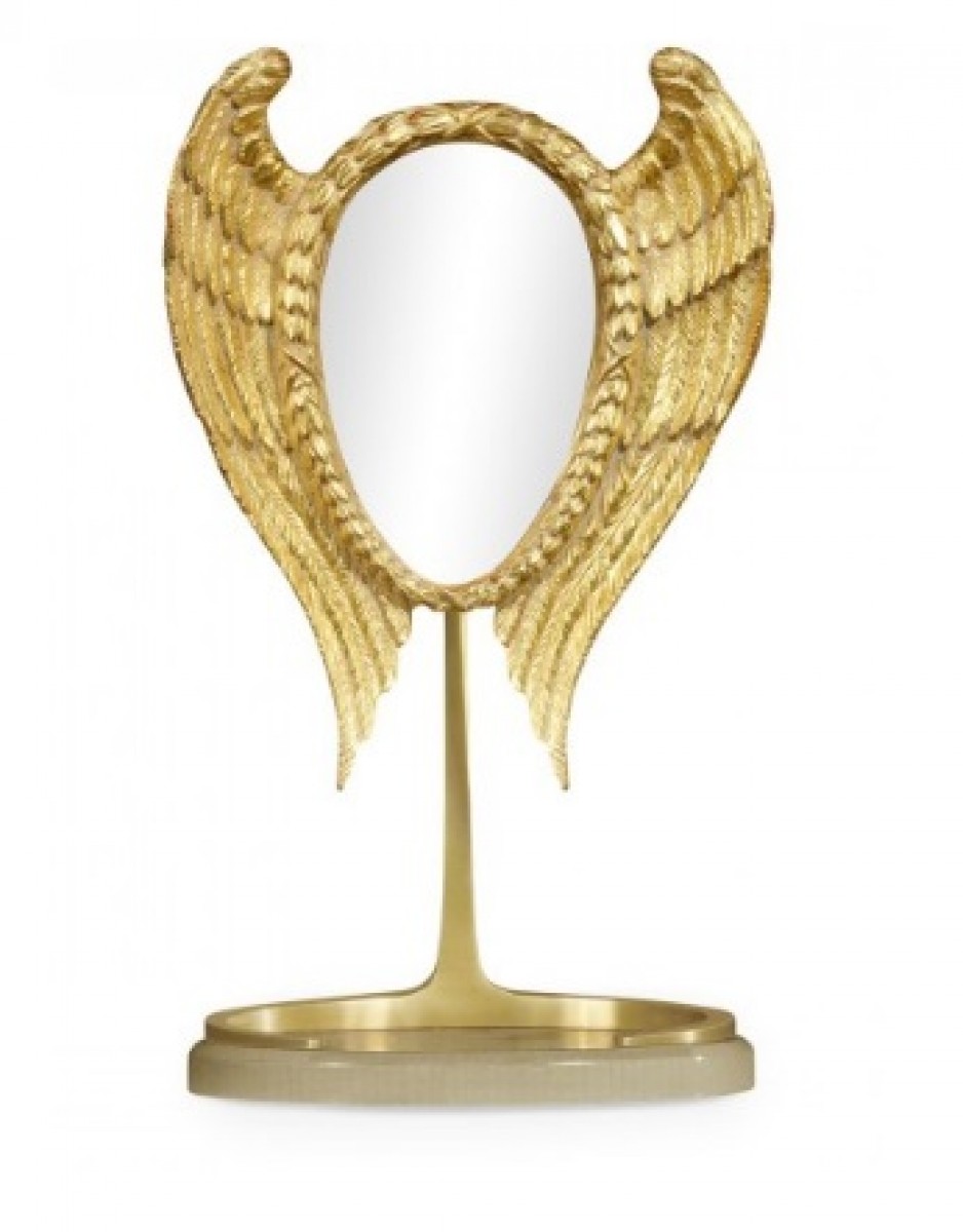 Classical "Winged" Champagne Dressing Mirror