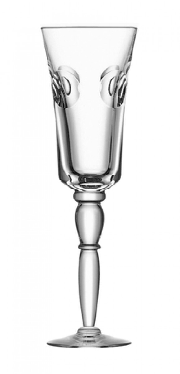 Cosmos Champagne Flute - Clear