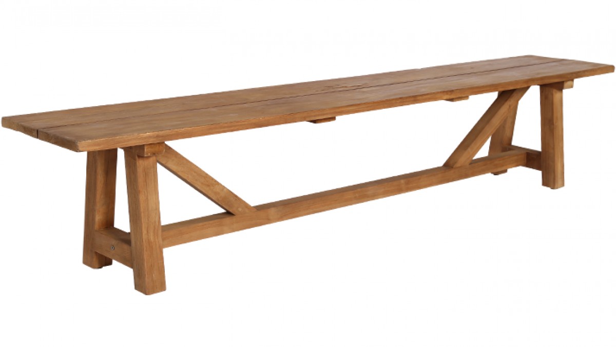 George Teak Bench