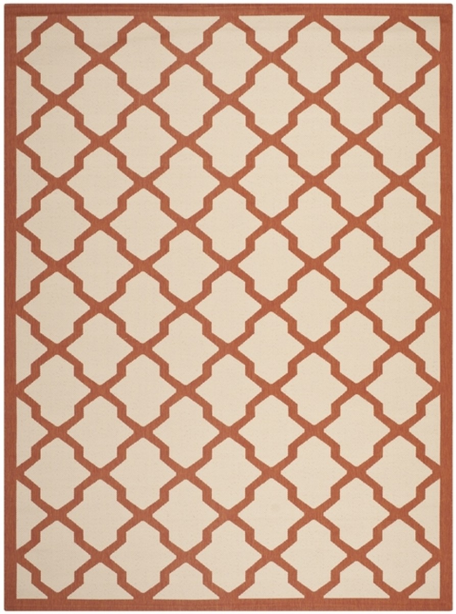 Courtyard Rug - CY6903-231 Beige / Terracotta