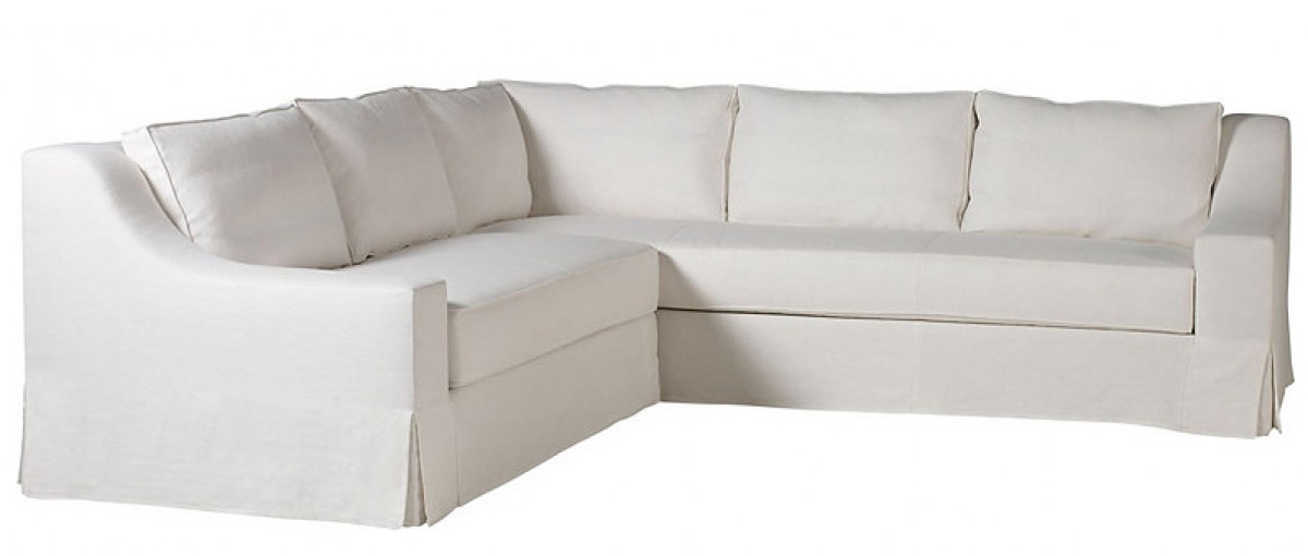 Lax Skirted Sectional One Arm Sofa (Left/Right) | Highlight image