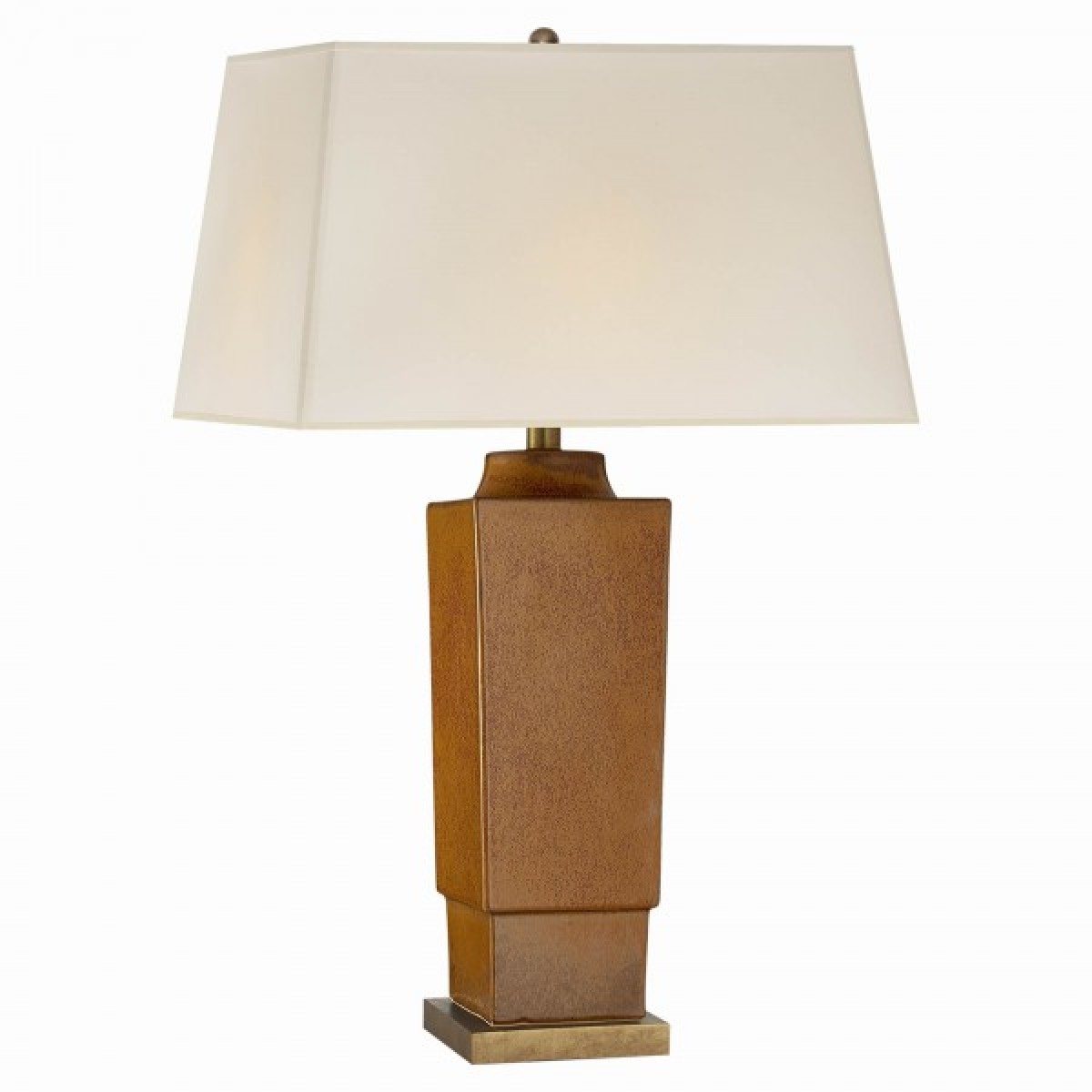 Khan Square Tapered Table Lamp with Natural Paper Shade