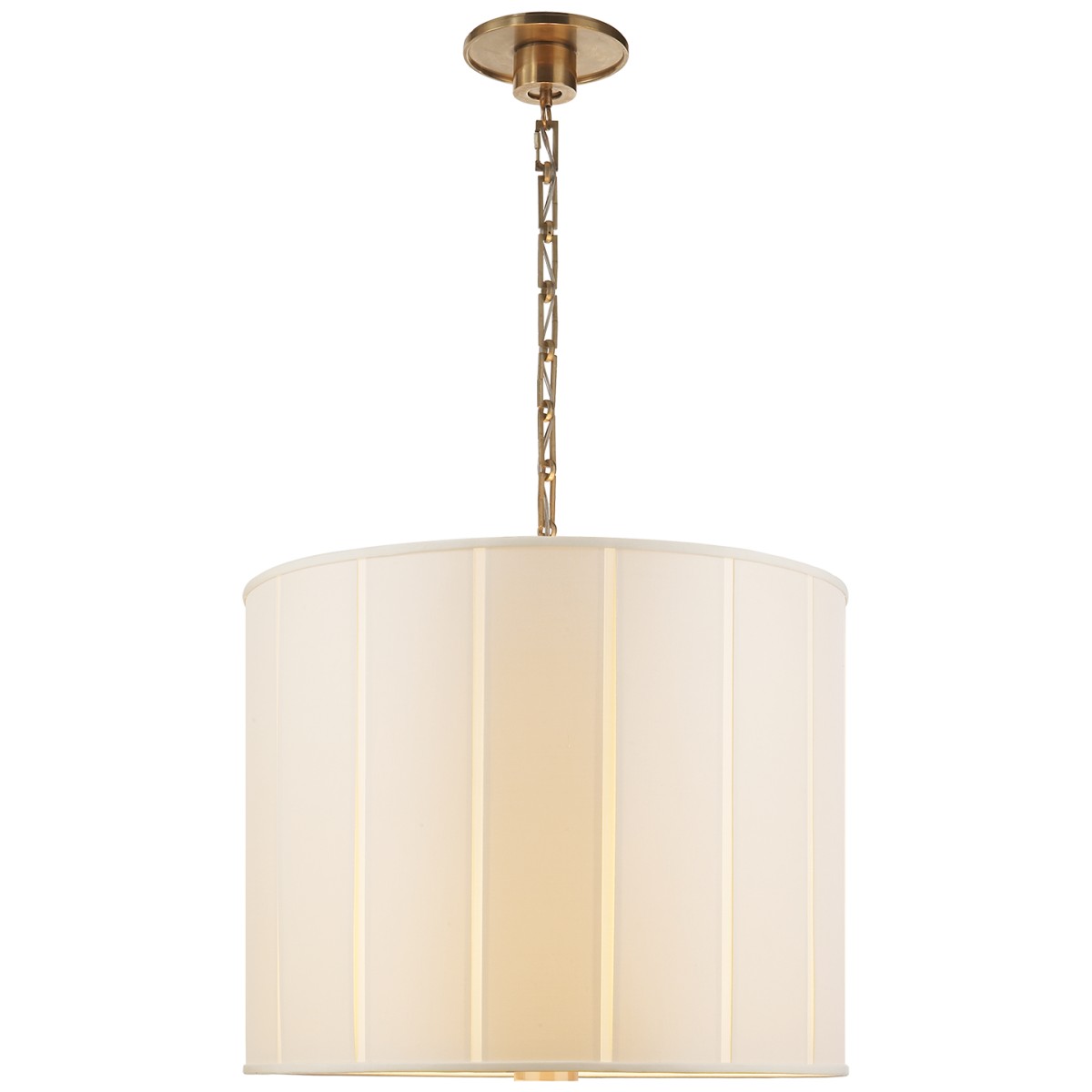 Perfect Pleat Hanging Shade with Silk Shade | Highlight image