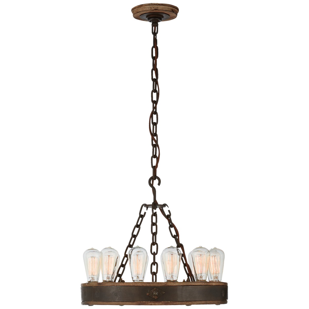 Roark Modular Ring Chandelier - Vintage Oak (without Light Bulbs)