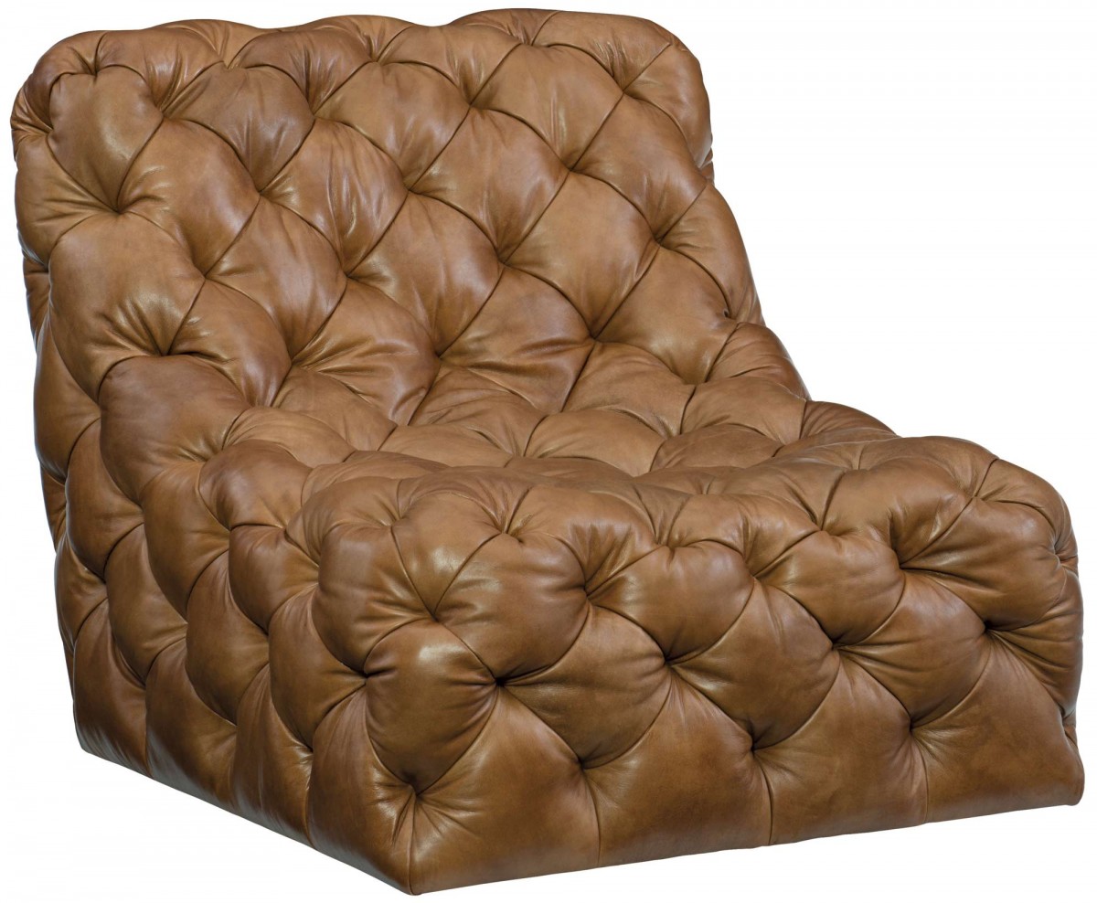 Rigby Brown Swivel Chair (Leather)