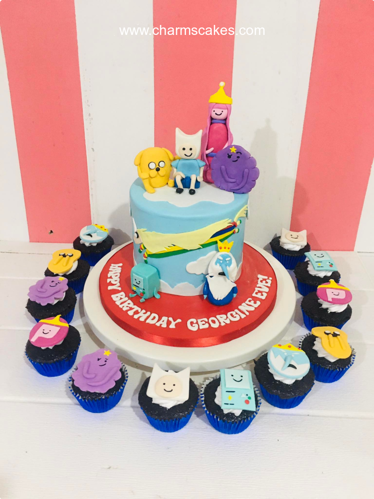 Eve's Adventure Time Custom Cake