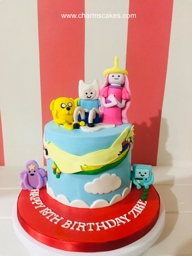 Adventure Team Adventure Time Custom Cake