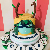 Huntress Wizard Adventure Time Custom Cake