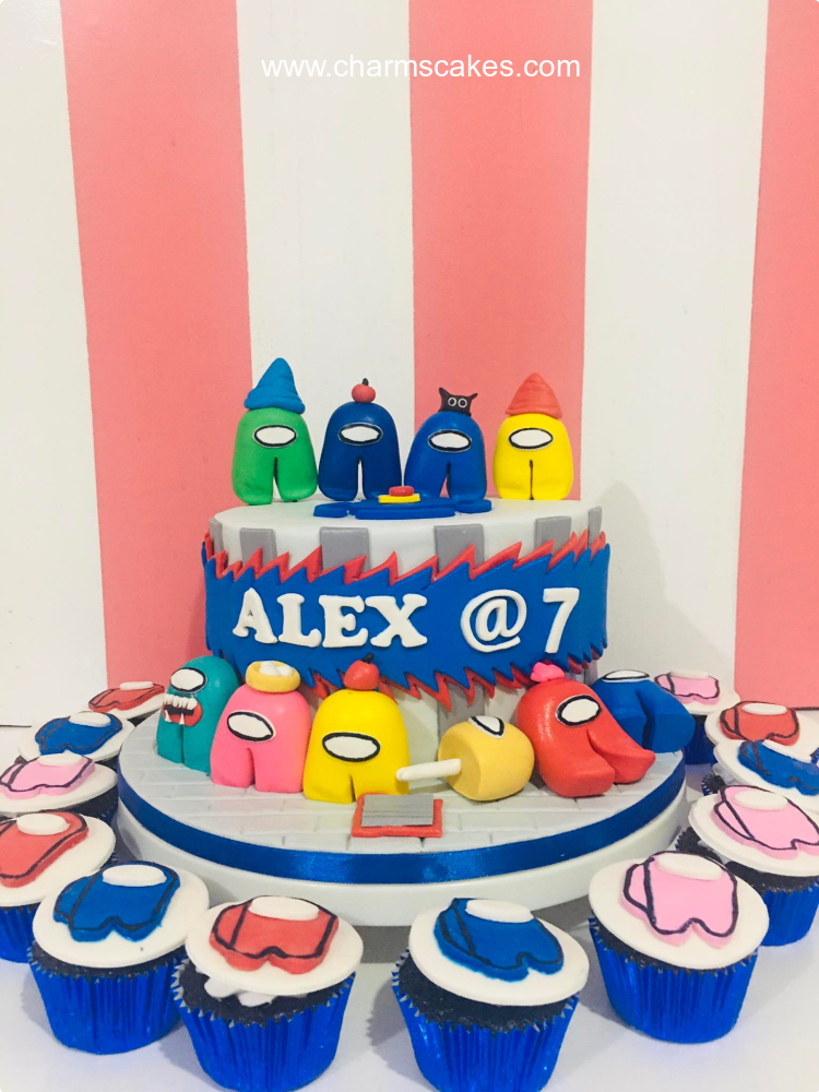 Alex's Among Us Custom Cake