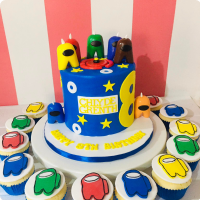 Chlyde Among Us Custom Cake