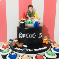 Impostors Game Among Us Custom Cake