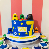 Ethan Among Us Custom Cake