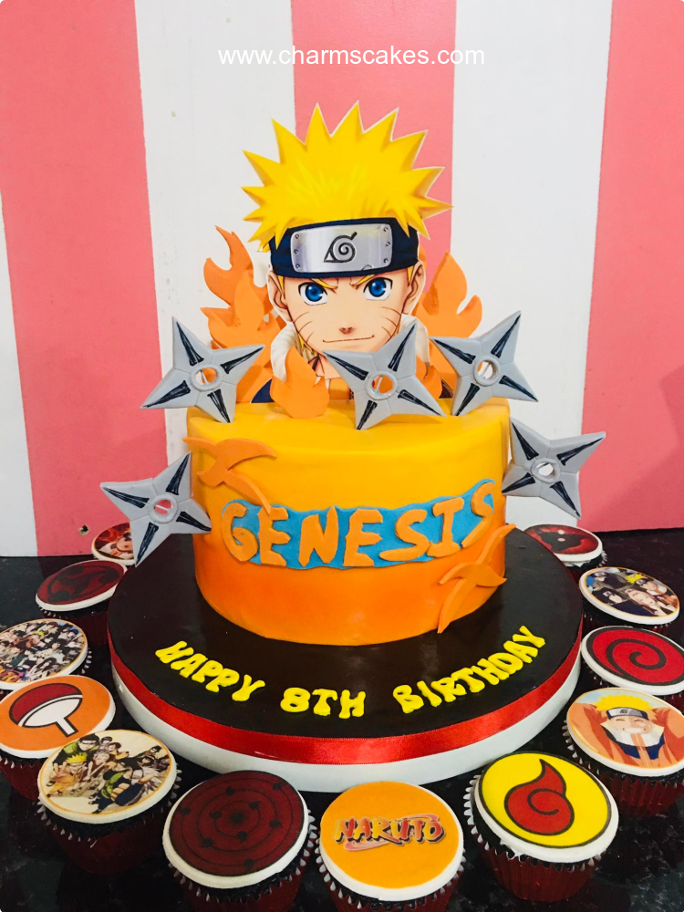 Genesis' Anime Custom Cake