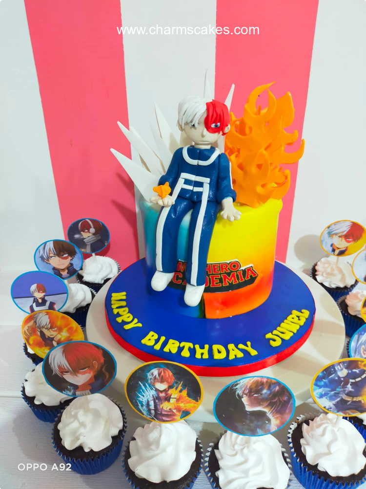 Hero Academy Anime Custom Cake